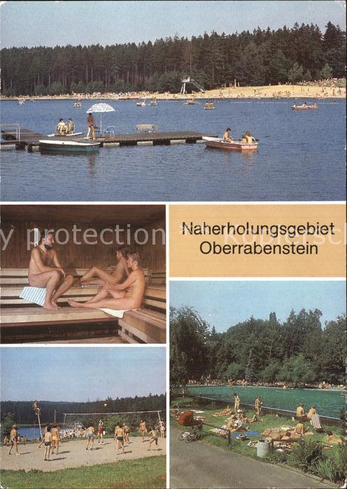 Karl-Marx-Stadt Naherholungsgebiet Oberrabenstein Stausee Sauna Volleyball FKK B