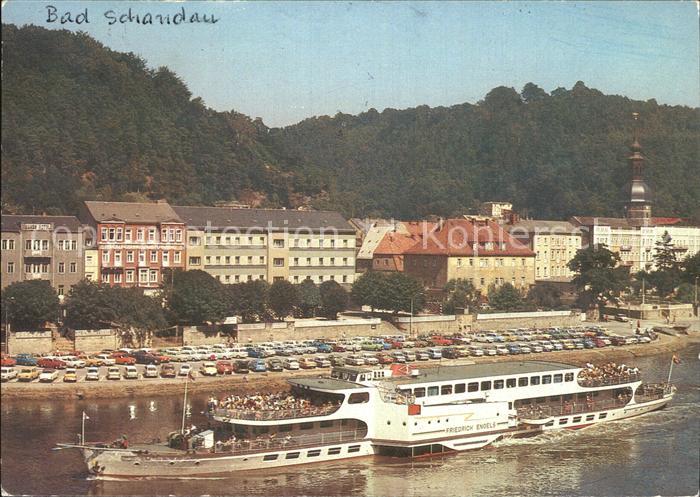 Bad Schandau Elbepartie Ausflugsdampfer Friedrich Engels