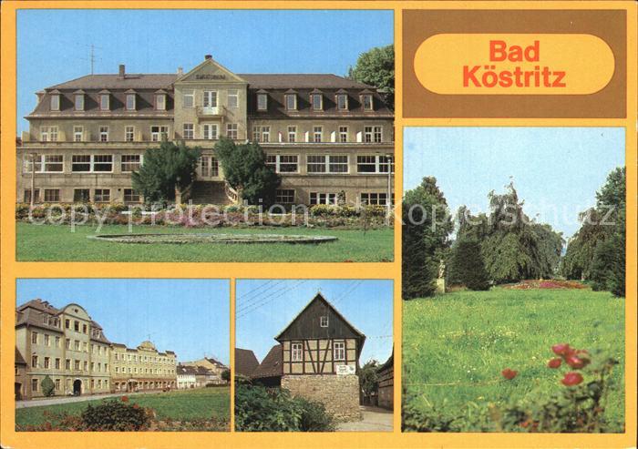 Bad Koestritz Sanatorium Thaelmann Str HOG Frosch Schlosspark