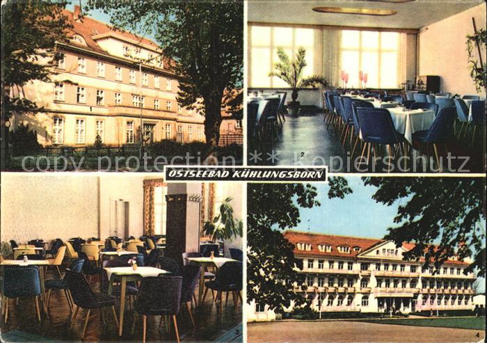 Kuehlungsborn Ostseebad FDGB Erholungsheim Albert Kayser FDGB Cafe Jochen Weiger