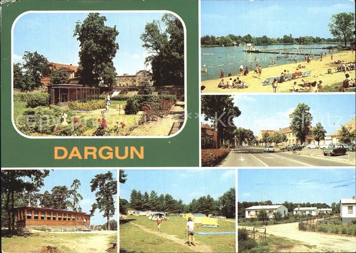 Dargun Mecklenburg-Vorpommern Tierpark Strandbad Schlossstr Strandgaststaette Ca