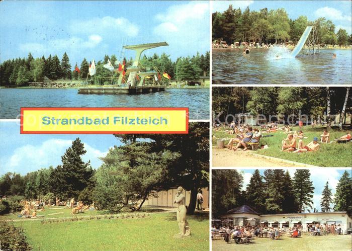 Schneeberg Erzgebirge Strandbad Filzteich Sprungturm Rutsche Liegewiese Gaststae