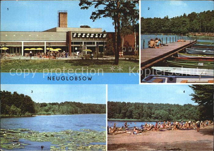 Neuglobsow FDGB Erholungsheim Stechlin Bootsanlegestelle Stechlinsee Dagow See B