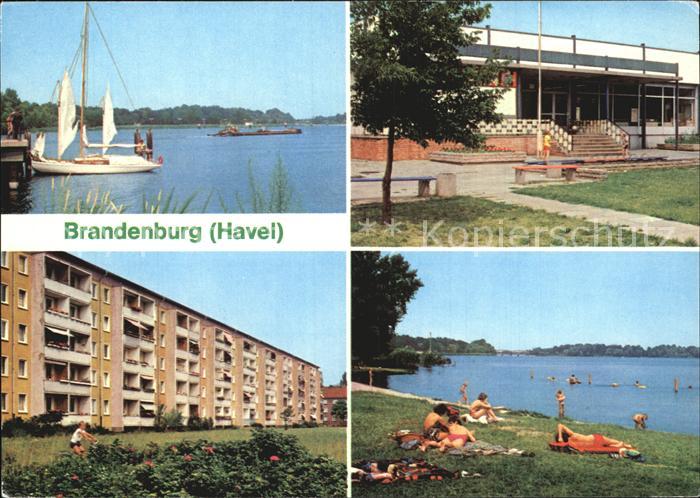 Brandenburg Havel Segelpartie am Plauer See Kaufhalle Finkenweg Liegewiese Plaue