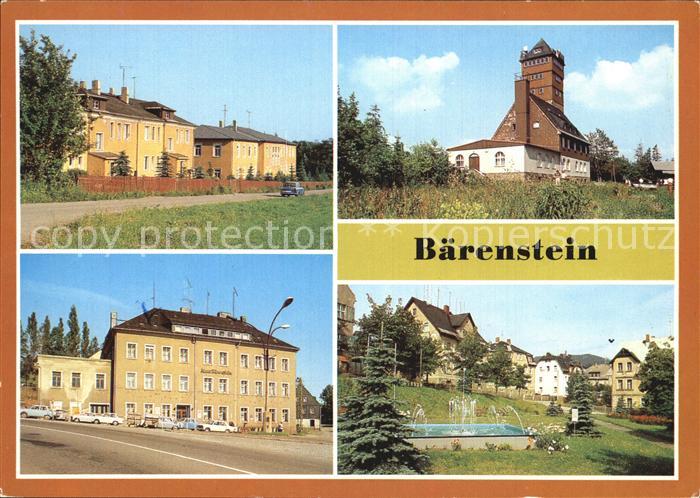 Baerenstein Annaberg-Buchholz Ferienheim VEB Leipzig Grimma HOG Berghotel Baeren