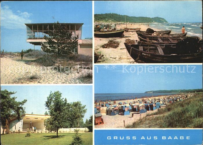 Baabe Ostseebad Ruegen Inselparadies Fischerstrand Konzertplatz Strandpartie
