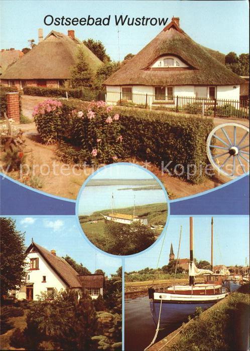 Wustrow Ostseebad Rohrdachhaeuser Betriebsferienheim VEB Plauen Hafen