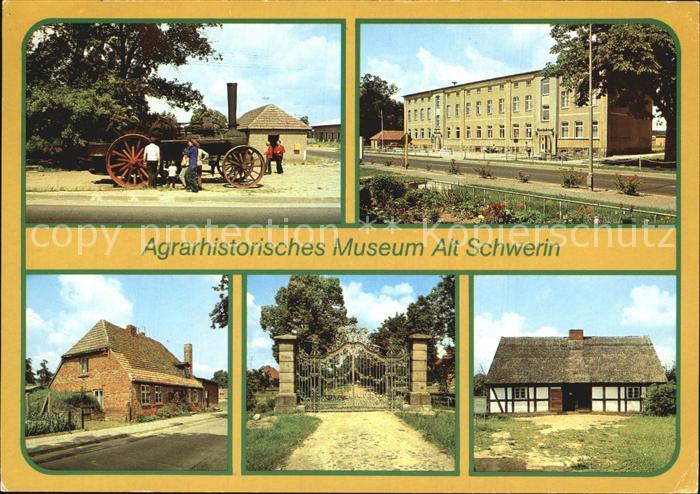 Alt Schwerin Agrarhistorisches Museum Lokomobile Bj 1915 Dorfkulturhaus Alte Sch