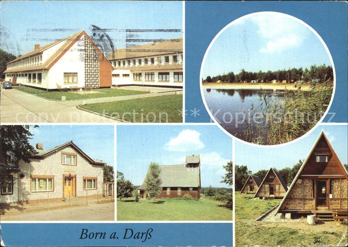 Born Darss Erholungsheim des VEB Frankfurt Oder Campingplatz FDGB Gaststaette Zu