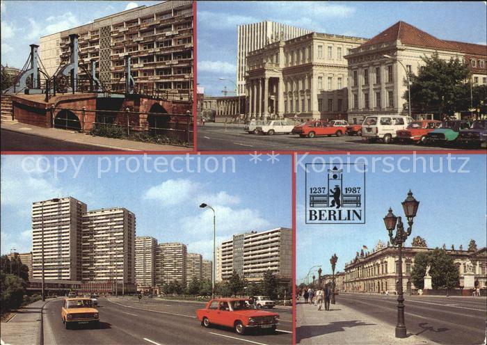 BERLIN CITY Jungfernbruecke Palais Unter den Linden Leipziger Str Museum fuer D