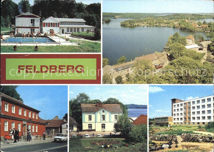 Feldberg Mecklenburg FDGB Ferienheim Stieglitzenkrug Haussee Rathaus FDGB Ferien