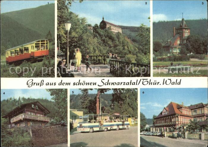 Schwarzatal Oberweissbacher Bergbahn Schloss und Hotel Schwarzaburg Schweizerhau