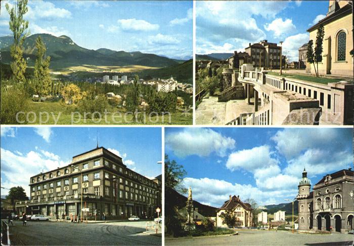 Ruzomberok Rozsahegy Celkovy pohled Cast Revolucneho namestia Hotel Budova Mests