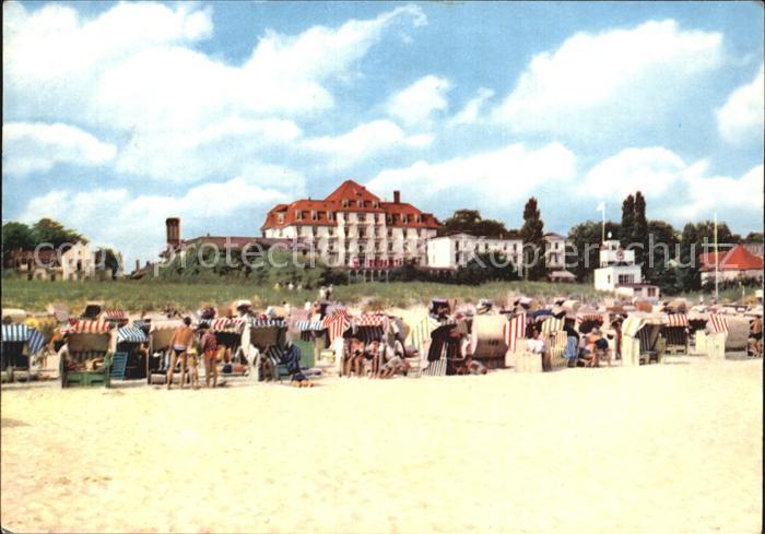 Heringsdorf Ostseebad Usedom FDGB Heim Solidaritaet Strand