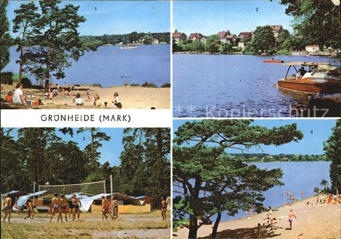 Gruenheide Mark Fangschleuse Werlsee Zeltplatz Peetzsee