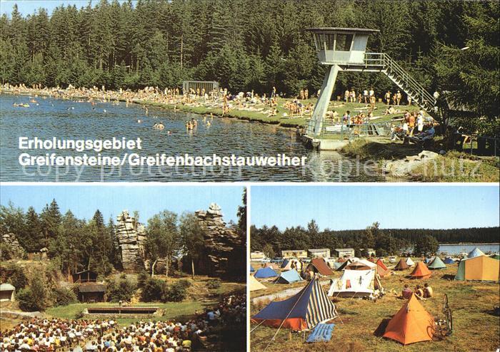 Ehrenfriedersdorf Erzgebirge Erholungsgebiet Greifensteine Greifenbachstauweiher