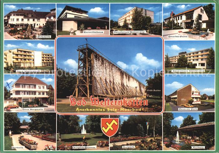 Bad Westernkotten Ortsmitte Kurmittelhaus Sanatorium Kurhaeuser Sole Moorbad Kur