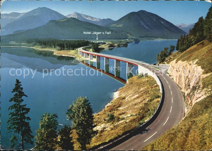 Bad Wiessee Sylvensteinsee Deutsche Alpenstrasse Faller Klammbruecke Scharfreite