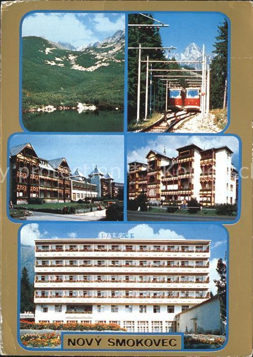 Vysoke Tatry Slavkovske pliesko Pozemna lanovka na Hrebienok Liecebny dom Branis