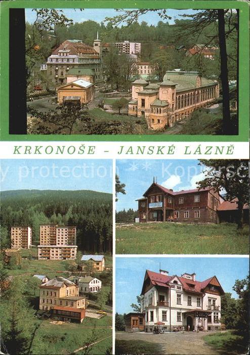 Janske Lazne Jansky dvur a kolonada Bytova vystavba Hoffmanova bouda Vila Duncan
