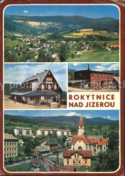 Rokytnice nad Jizerou Celkovy pohled Chata Dvoracky Hotel Narodni dum Vyhled k L