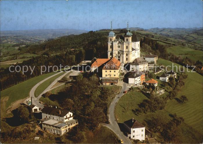 Sonntagberg Wallfahrtsort Wallfahrtskirche Fliegeraufnahme