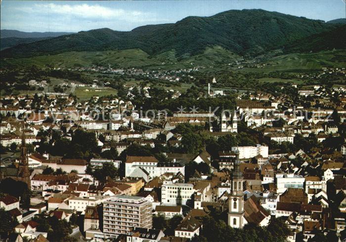 Offenburg Panorama Blick ueber die Stadt Schwarzwald