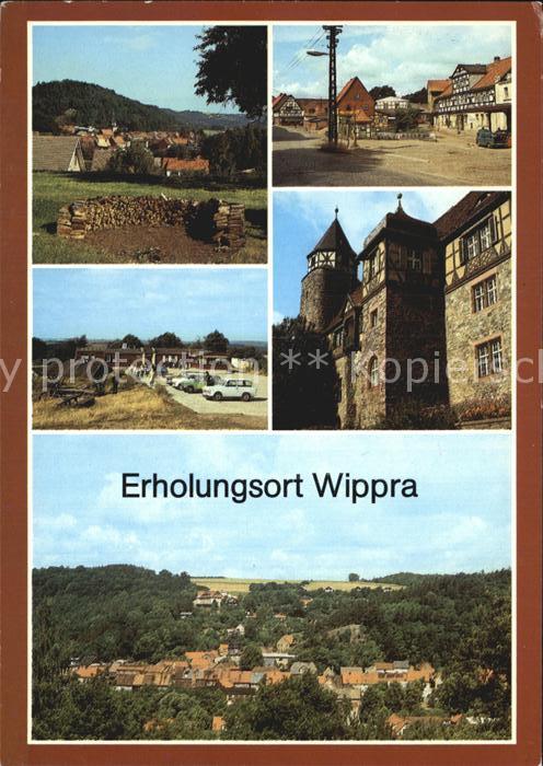 Wippra Teilansicht HO Gaststaette Zur Klaus Rammelburg uebersicht