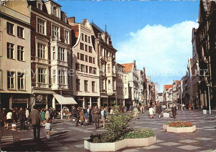 ROSTOCK  CITY Kroepeliner Strasse Fussgaengerzone