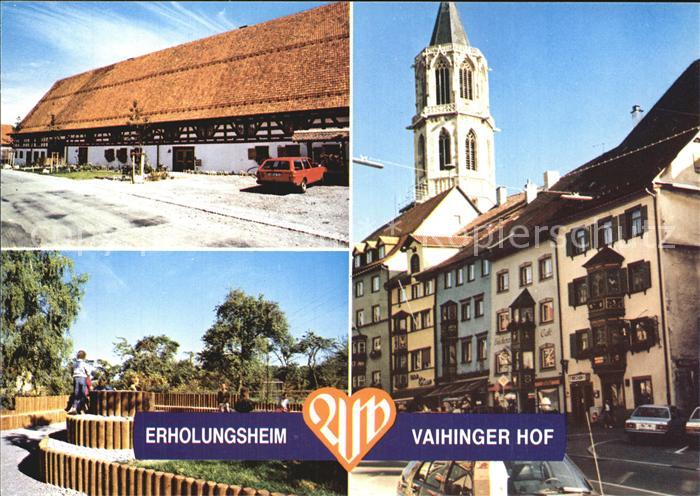 Neukirch Rottweil Erholungsheim Vaihinger Hof Haeuserpartie Innenstadt Kirchturm