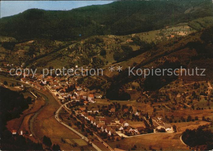 Lautenbach Renchtal Luftkurort Fliegeraufnahme