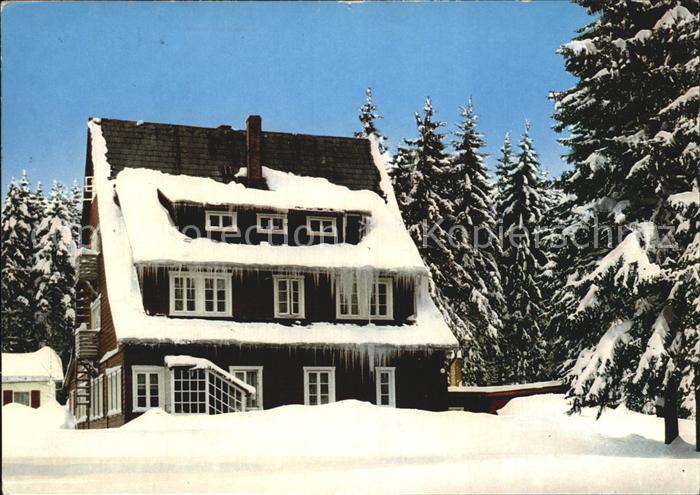 Koenigskrug Harz Ferienheim Haus Waldfrieden im Winter