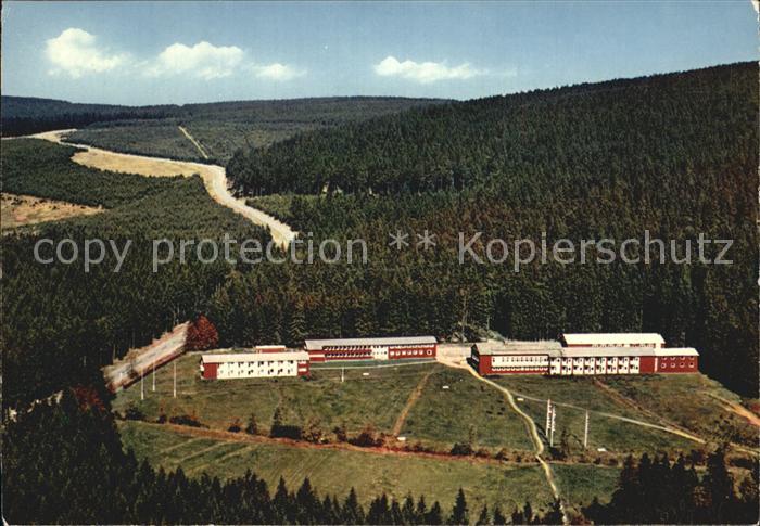 St Andreasberg Harz Internationales Haus Sonnenberg Fliegeraufnahme