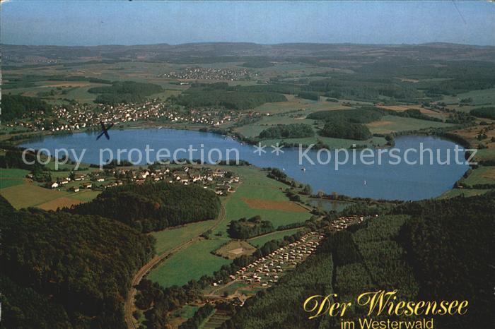 Pottum Wiesensee Westerwald Fliegeraufnahme