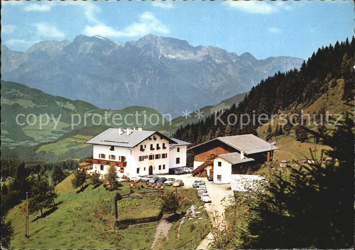 Werfenweng Steinberghof mit Hagengebirge