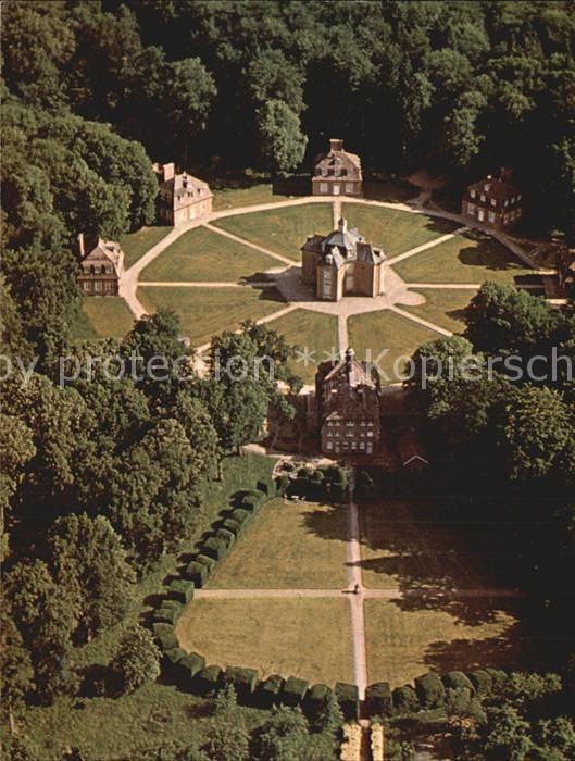 Soegel Jagdschloss Clemenswerth Schlossplatz Klostergarten Fliegeraufnahme