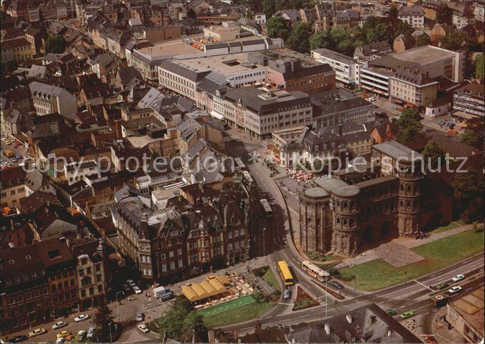 TRIER CITY aelteste Stadt Deutschlands Porta Nigra Schwarzes Tor Fliegeraufnah