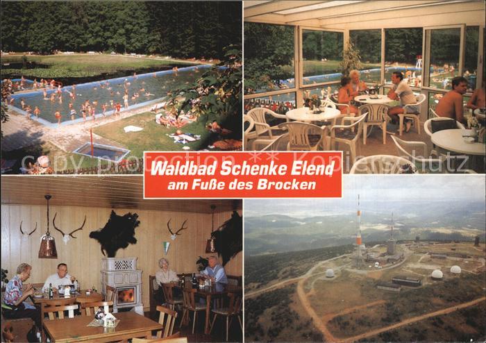 Elend Harz Waldbad Schenke Brocken Fliegeraufnahme