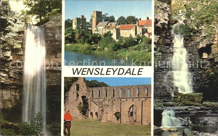 Wensleydale Hardraw Fall and Scaur West Tanfield Millgill Force Jervaulx Abbey