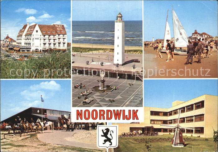 Noordwijk aan Zee  Hotel Restaurant Leuchtturm Strand Reiten Windmuehle
