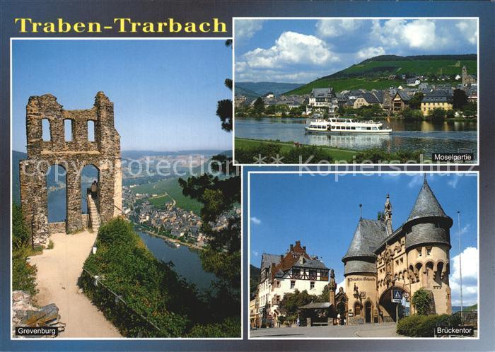 Traben-Trarbach Ruine Grevenburg Mosel Brueckentor