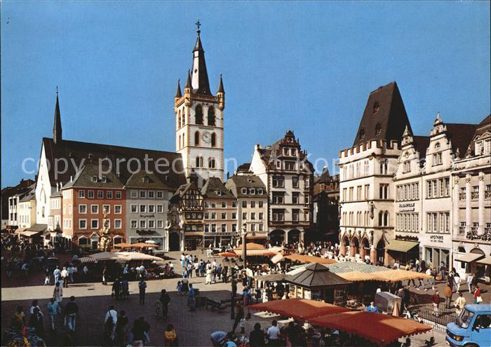 TRIER  CITY Hauptmarkt St Gangolf Kirche