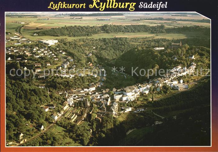 Kyllburg Rheinland-Pfalz Luftkurort Suedeifel Fliegeraufnahme