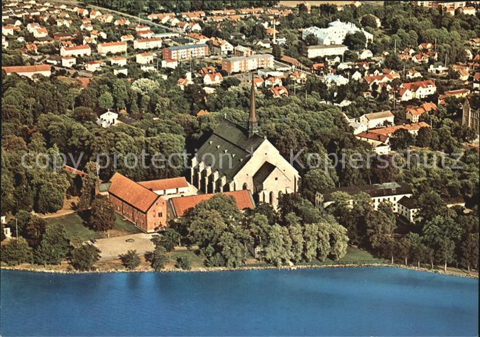 Vadstena Klosterkyrkan Klosterkirche Fliegeraufnahme