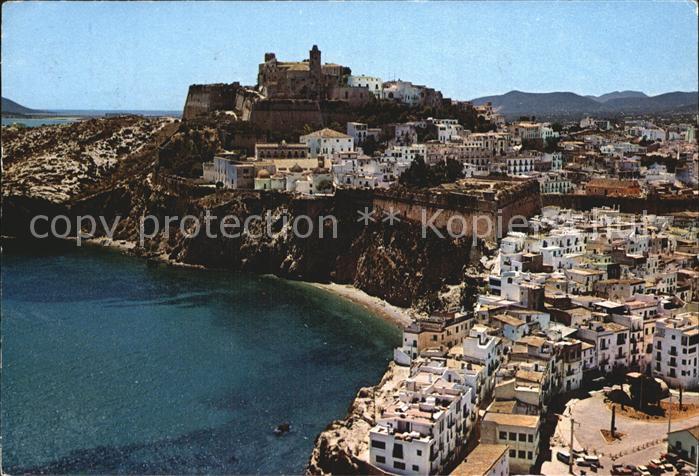 Ibiza Islas Baleares Vista parcial Panorama Kueste