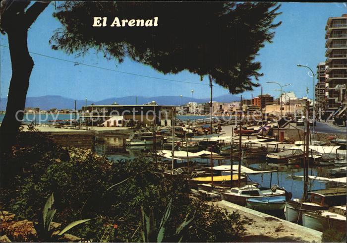 El Arenal Mallorca Detalle del desembarcadero Puerto Hafen