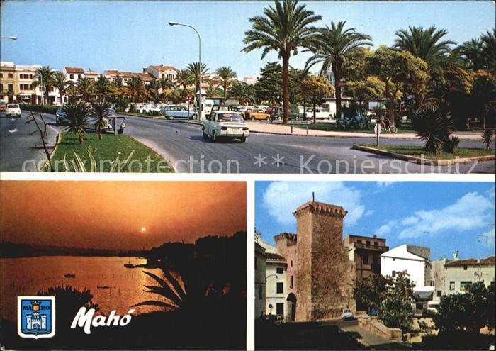 Maho Teilansichten Turm Sonnenuntergang am Meer