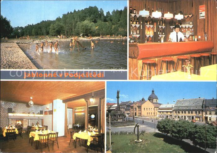 Jablonne Podjestedi Gabel Koupaliste Restaurace Jednoty na koupalisti Namesti Mi