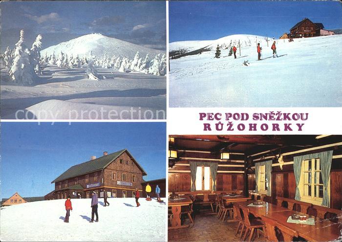 Krkonose Chata Ruzohorky Interhotel Berghaus Wintersportplatz Riesengebirge
