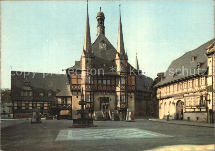 Wernigerode Harz Rathaus Hotel Gotisches Haus